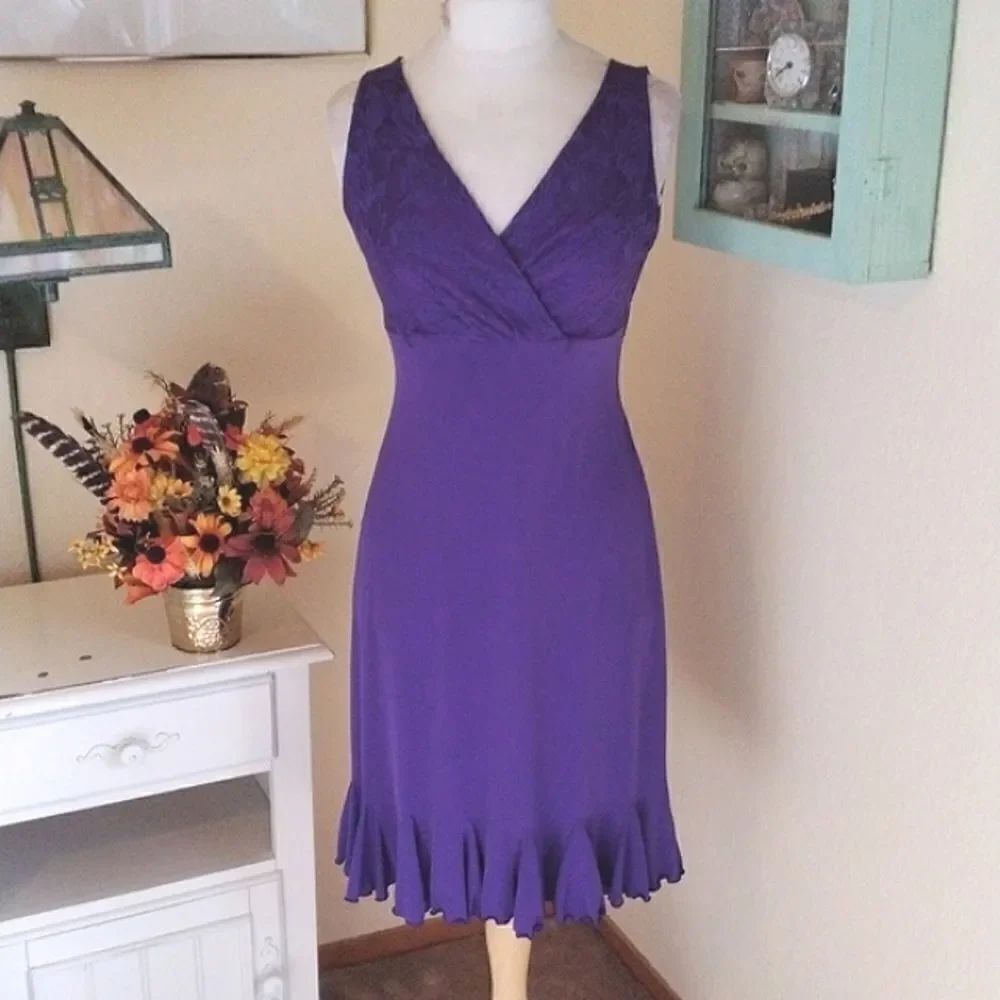 Glamour Purple Dressy Dress